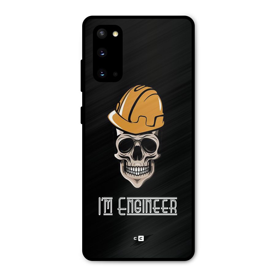 I Am Engineer Metal Back Case for Galaxy S20