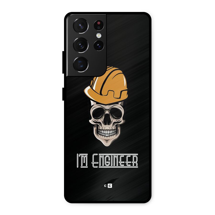 I Am Engineer Metal Back Case for Galaxy S21 Ultra 5G