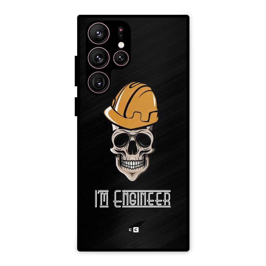 I Am Engineer Metal Back Case for Galaxy S22 Ultra 5G