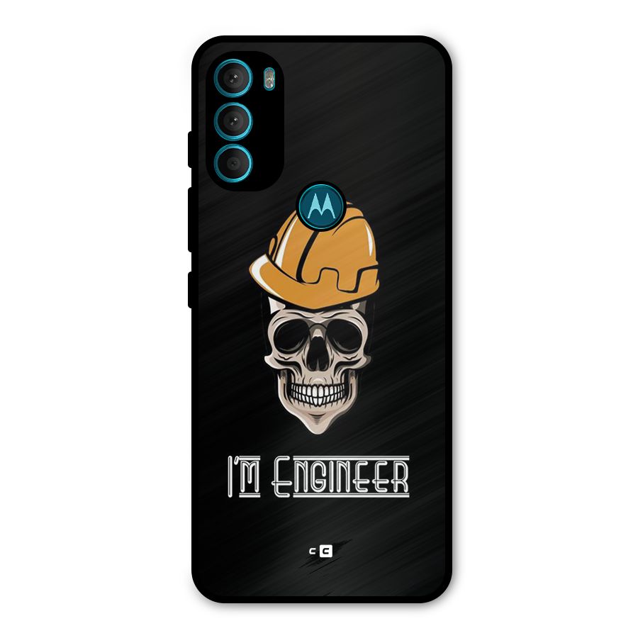I Am Engineer Metal Back Case for Moto G71 5G