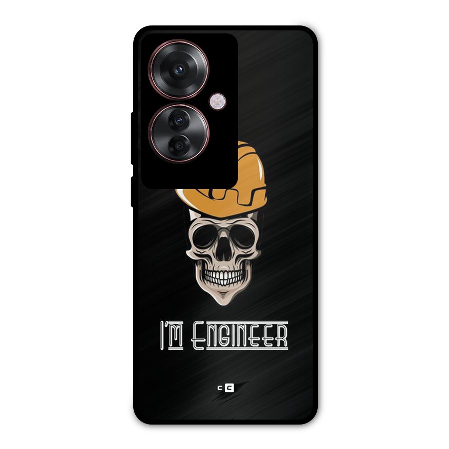 I Am Engineer Metal Back Case for Oppo F25 Pro