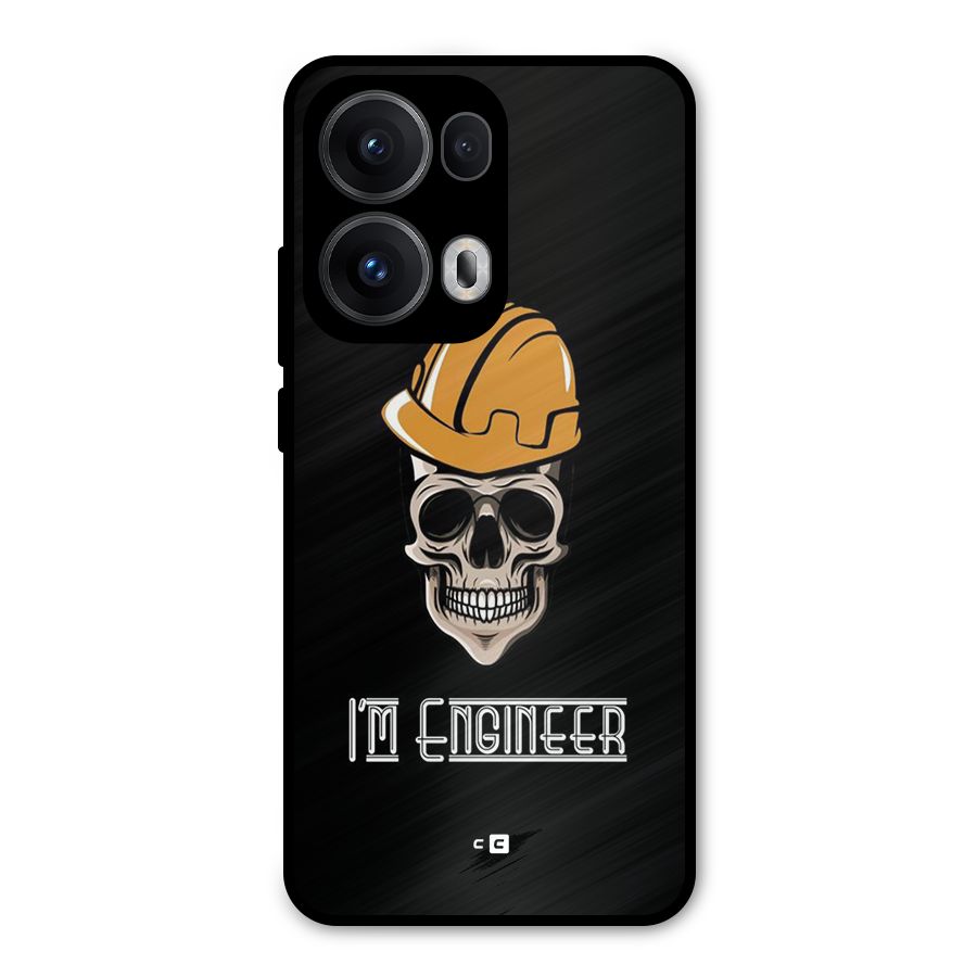 I Am Engineer Metal Back Case for Oppo Reno13 Pro