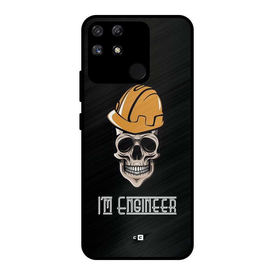 I Am Engineer Metal Back Case for Realme Narzo 50A