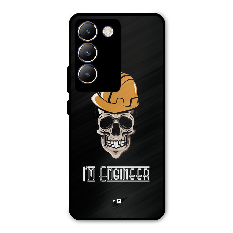 I Am Engineer Metal Back Case for Vivo T3 5G