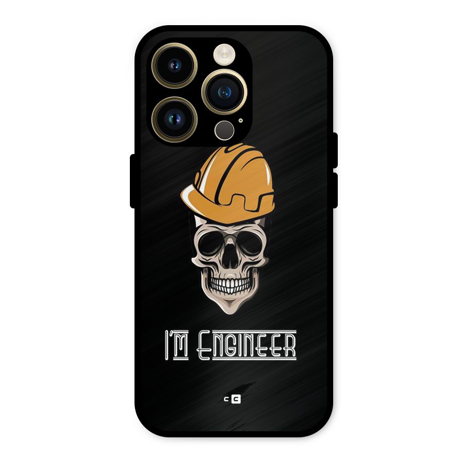 I Am Engineer Metal Back Case for iPhone 14 Pro