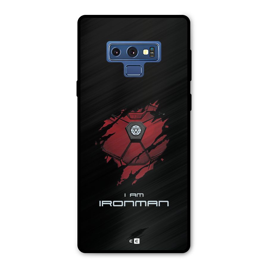 I Am Ironman Metal Back Case for Galaxy Note 9