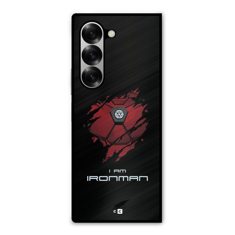 I Am Ironman Metal Back Case for Galaxy Z Fold6