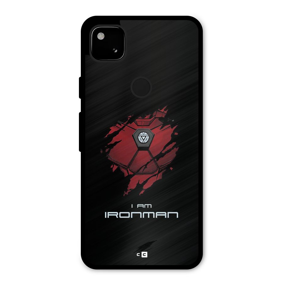 I Am Ironman Metal Back Case for Google Pixel 4a