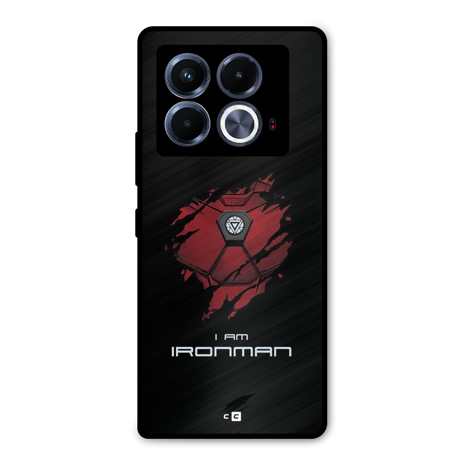 I Am Ironman Metal Back Case for Infinix Note 40 5G