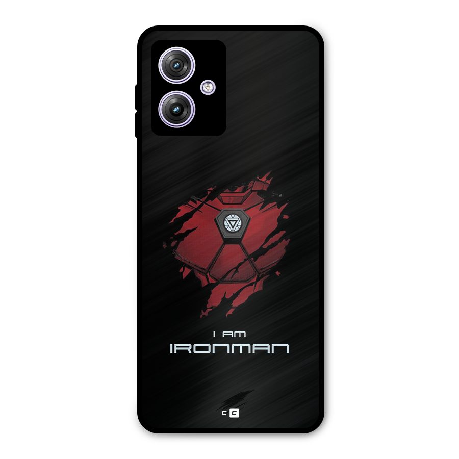 I Am Ironman Metal Back Case for Moto G64