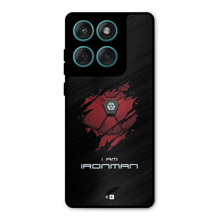 I Am Ironman Metal Back Case for Motorola Edge 60