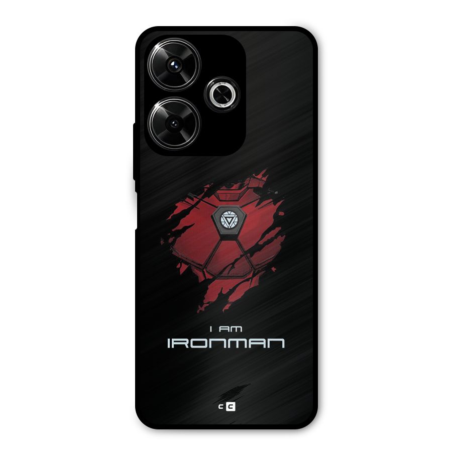 I Am Ironman Metal Back Case for Redmi 13 5G