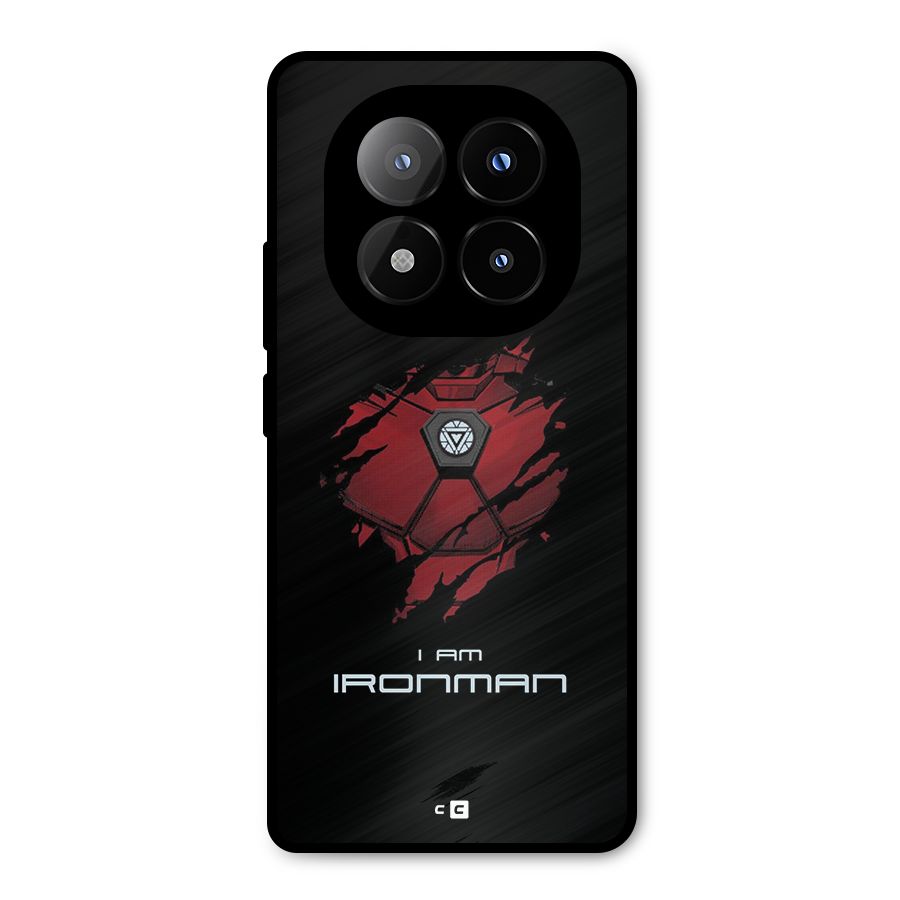 I Am Ironman Metal Back Case for Redmi Note 14 Pro Plus 5G