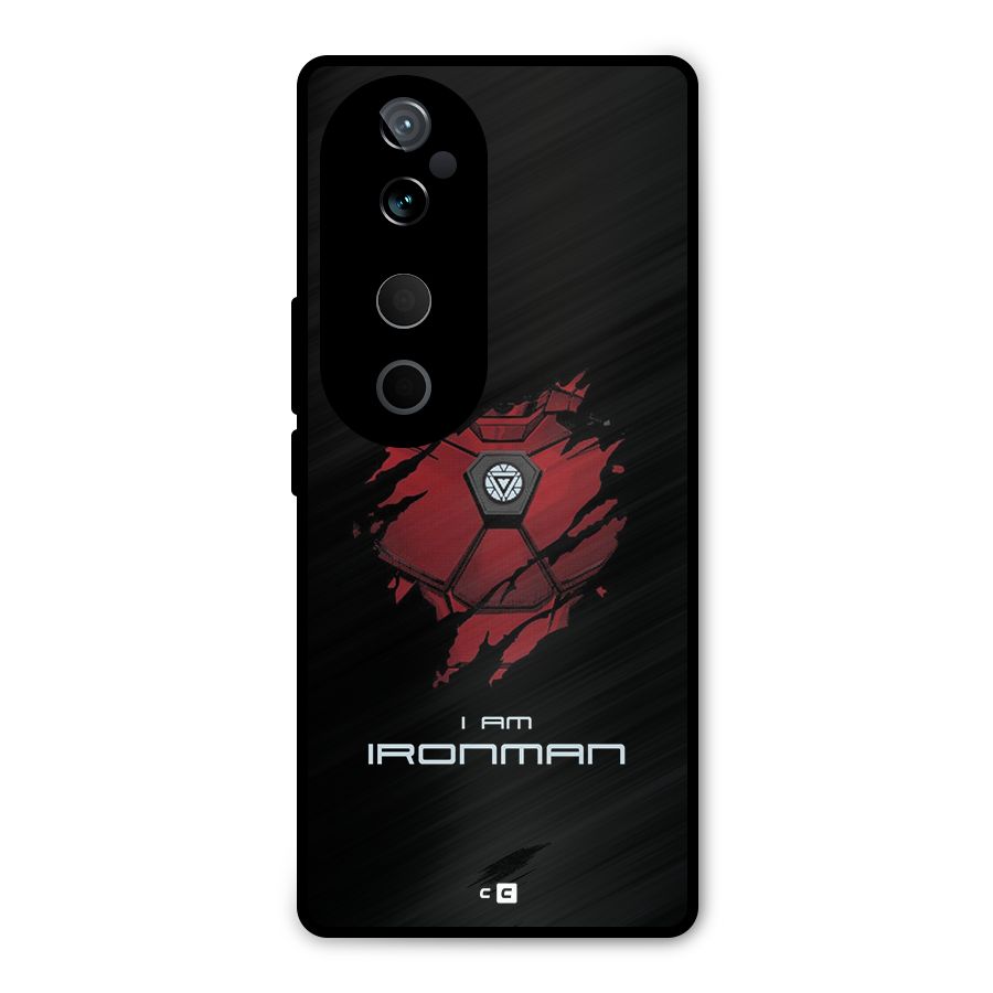 I Am Ironman Metal Back Case for Vivo T3 Ultra