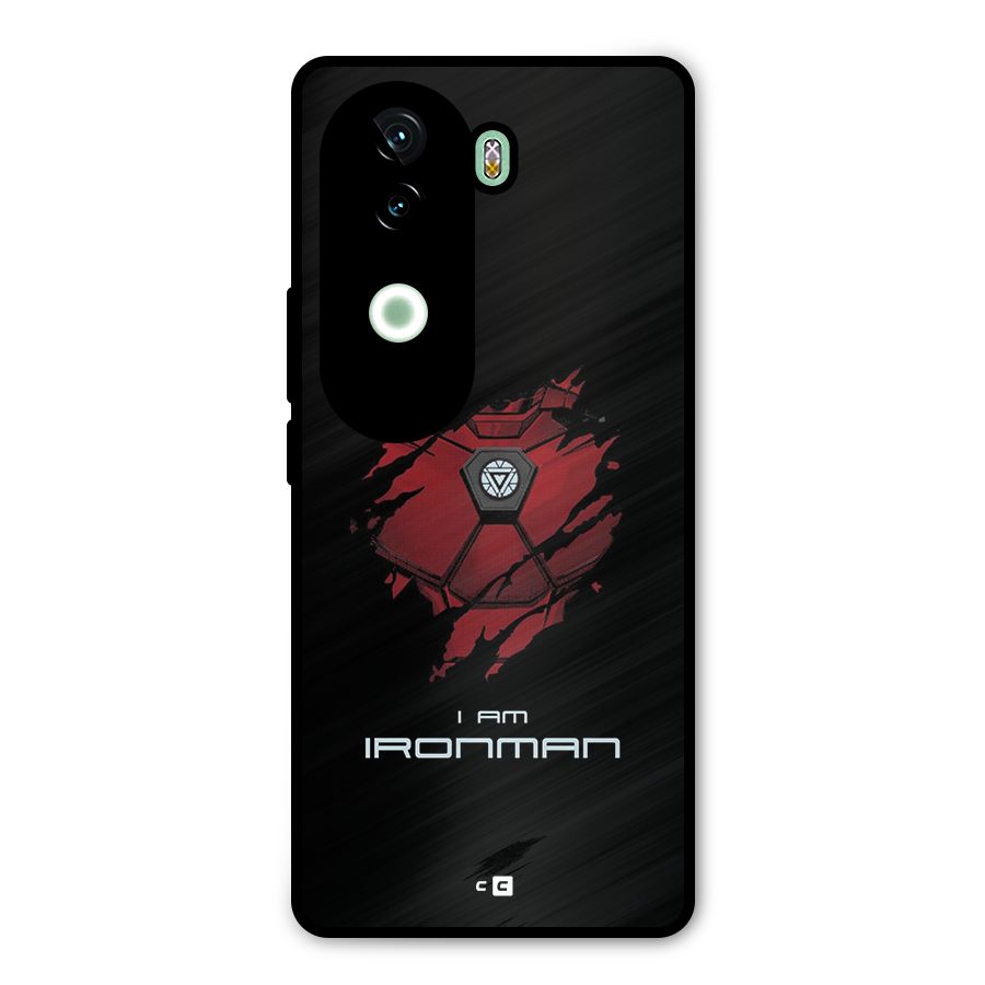 I Am Ironman Metal Back Case for Vivo V40e