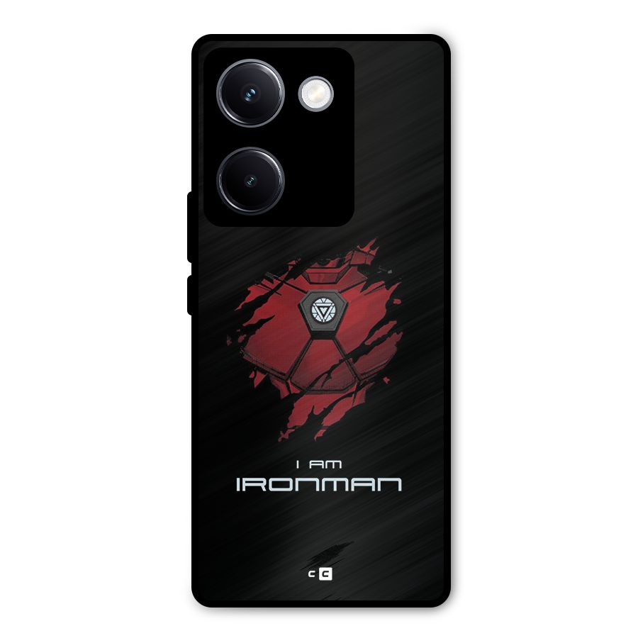 I Am Ironman Metal Back Case for Vivo Y300 Plus