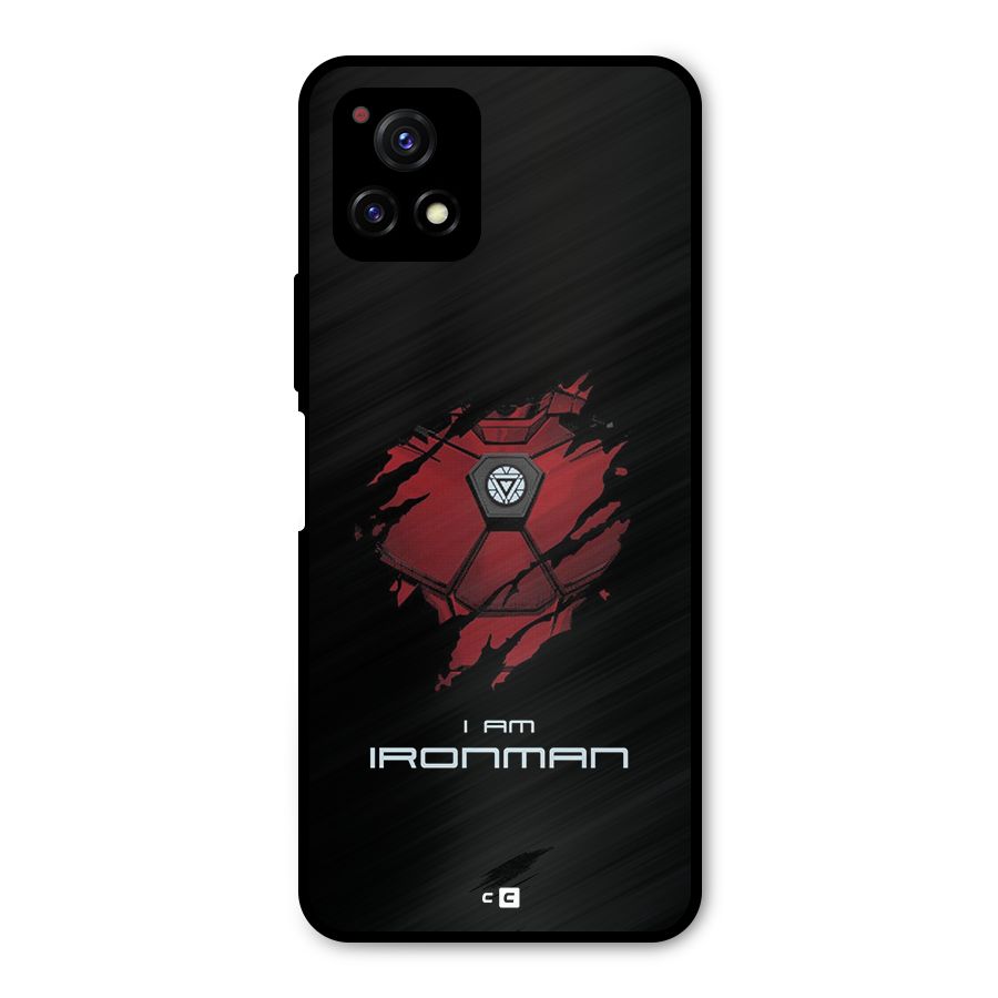 I Am Ironman Metal Back Case for Vivo Y72 5G