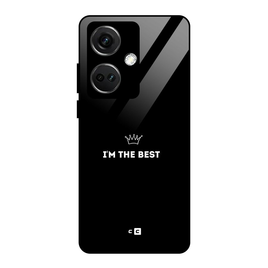 I Am The Best Glass Back Case for OnePlus Nord CE 3 5G