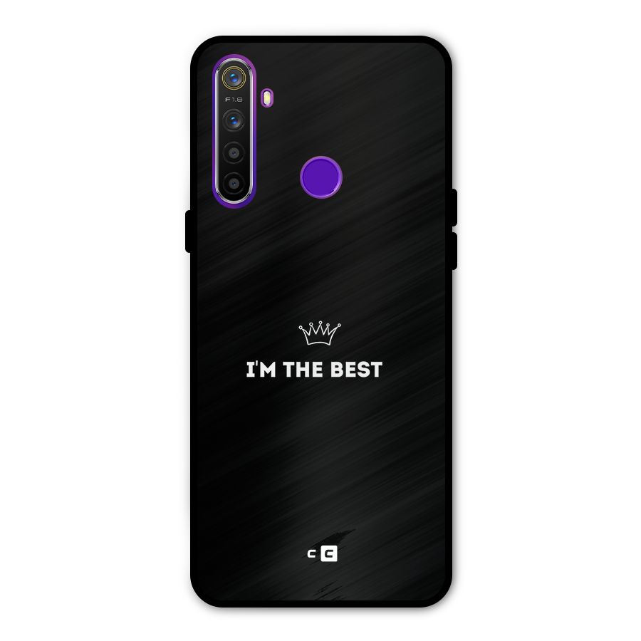 I Am The Best Glass Back Case for Realme 5s