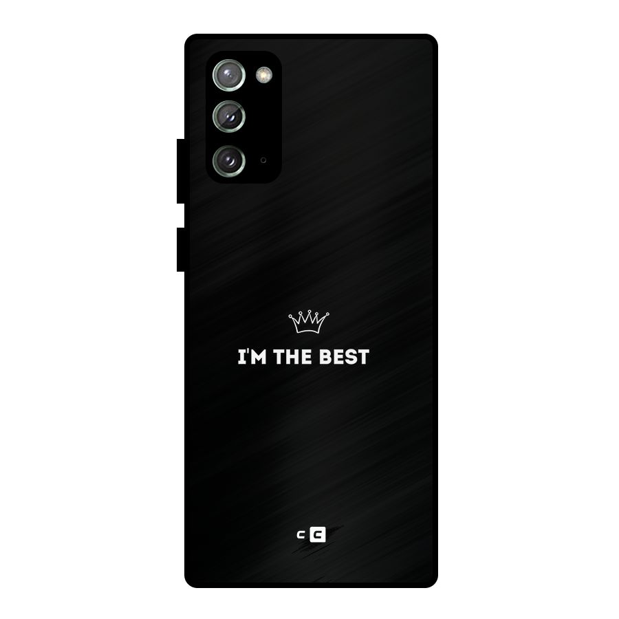 I Am The Best Metal Back Case for Galaxy Note 20