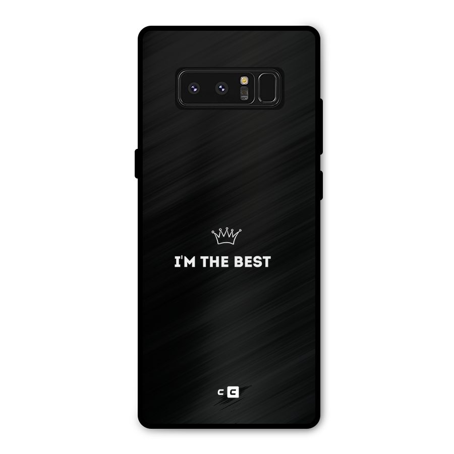 I Am The Best Metal Back Case for Galaxy Note 8