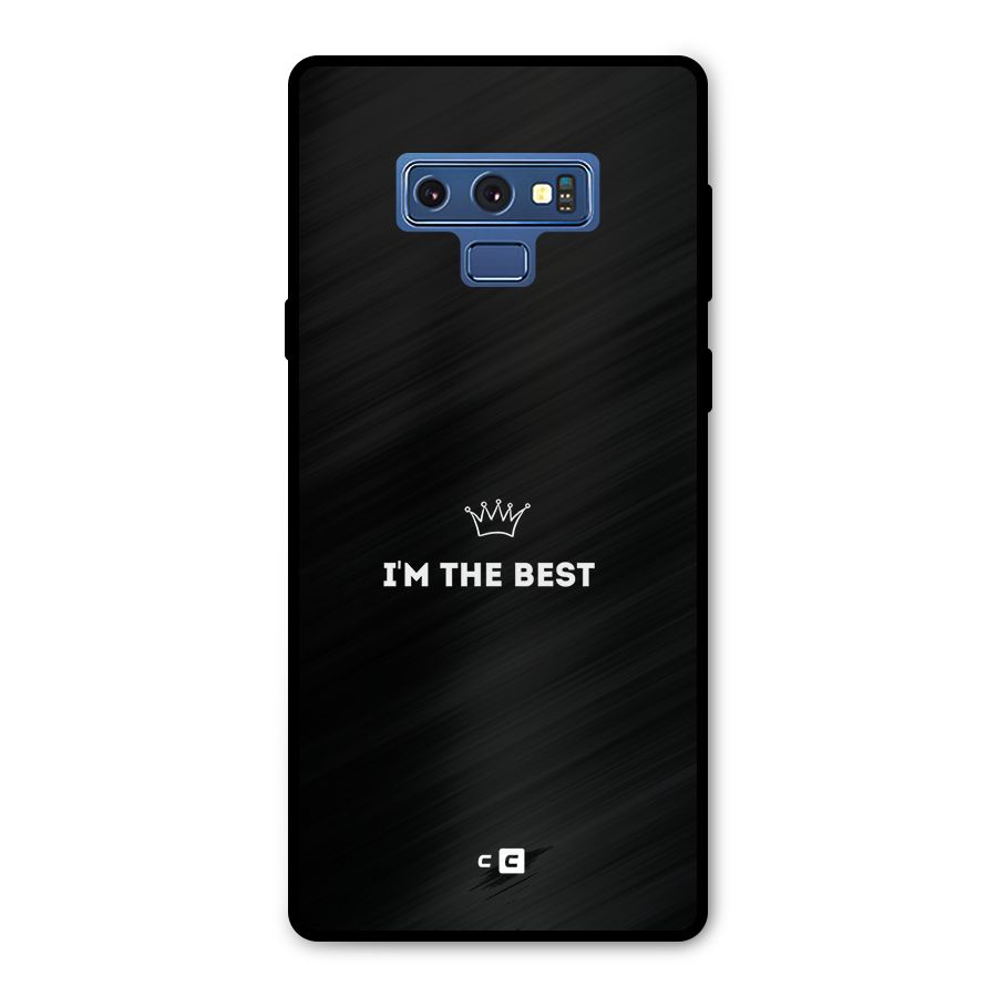 I Am The Best Metal Back Case for Galaxy Note 9