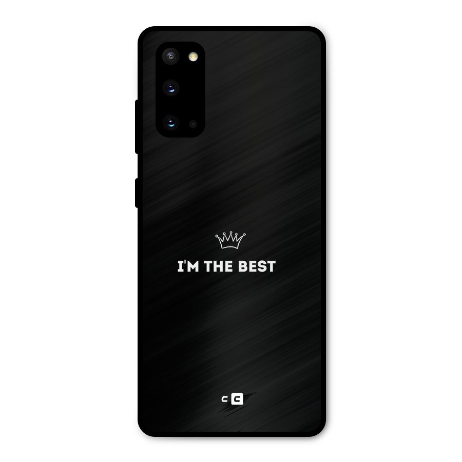 I Am The Best Metal Back Case for Galaxy S20