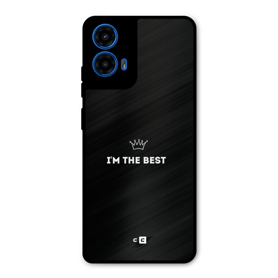 I Am The Best Metal Back Case for Moto G45