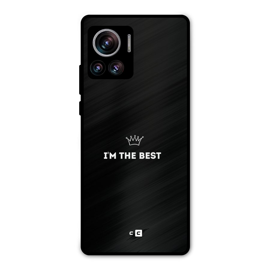 I Am The Best Metal Back Case for Motorola Edge 30 Ultra