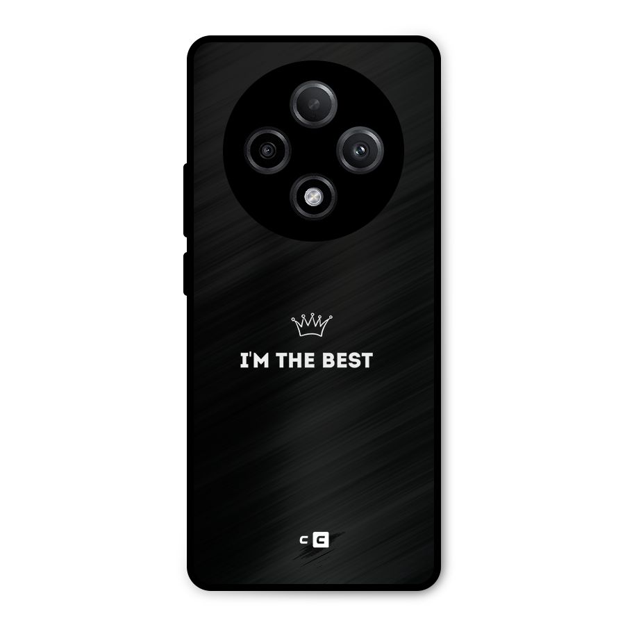 I Am The Best Metal Back Case for Oppo F27 Pro Plus