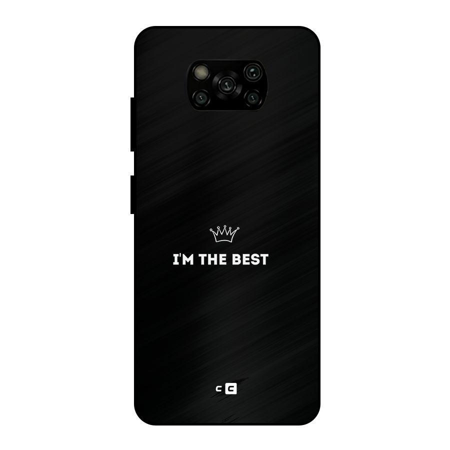 I Am The Best Metal Back Case for Poco X3