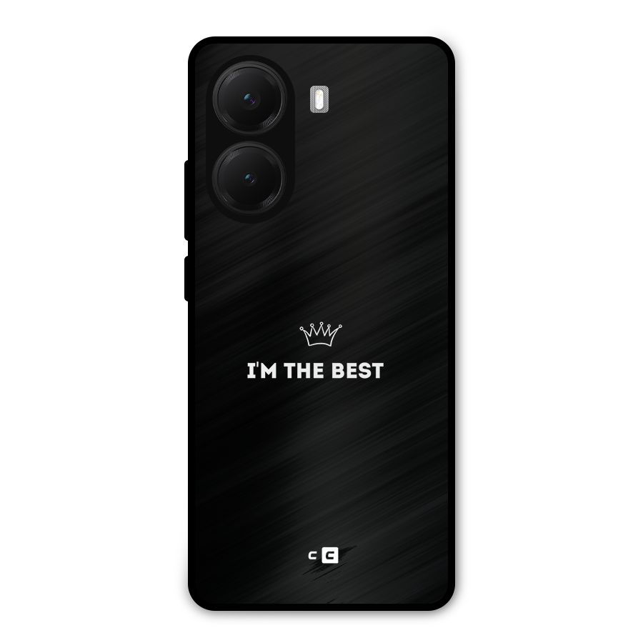 I Am The Best Metal Back Case for Poco X7 Pro