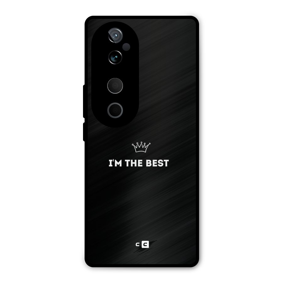 I Am The Best Metal Back Case for Vivo T3 Ultra