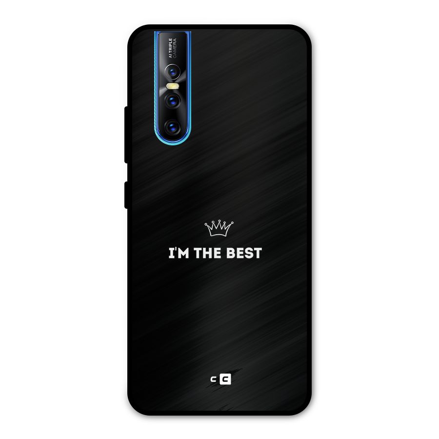 I Am The Best Metal Back Case for Vivo V15 Pro