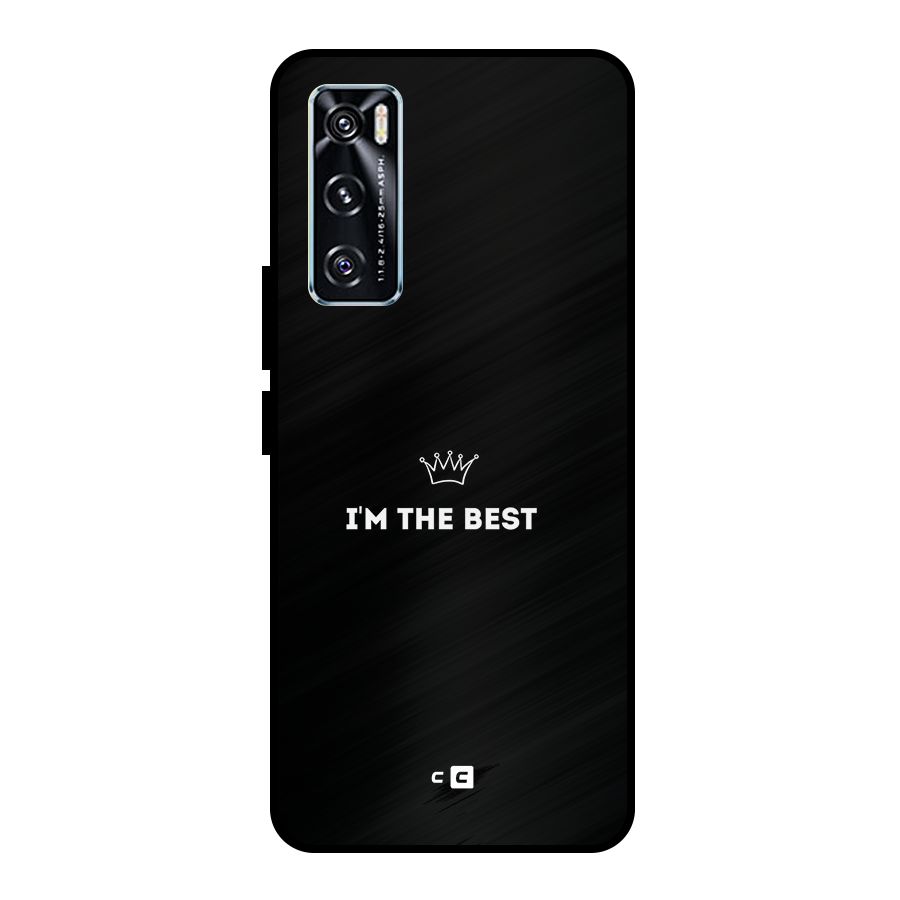 I Am The Best Metal Back Case for Vivo V20 SE