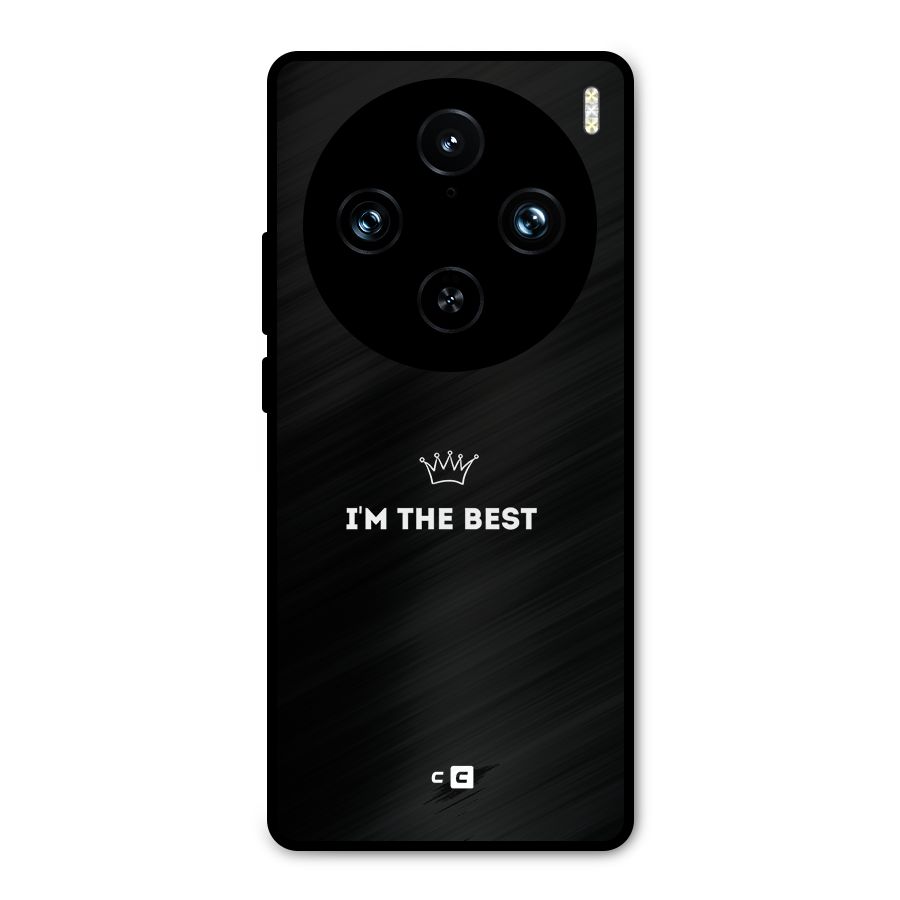 I Am The Best Metal Back Case for Vivo X100 Pro