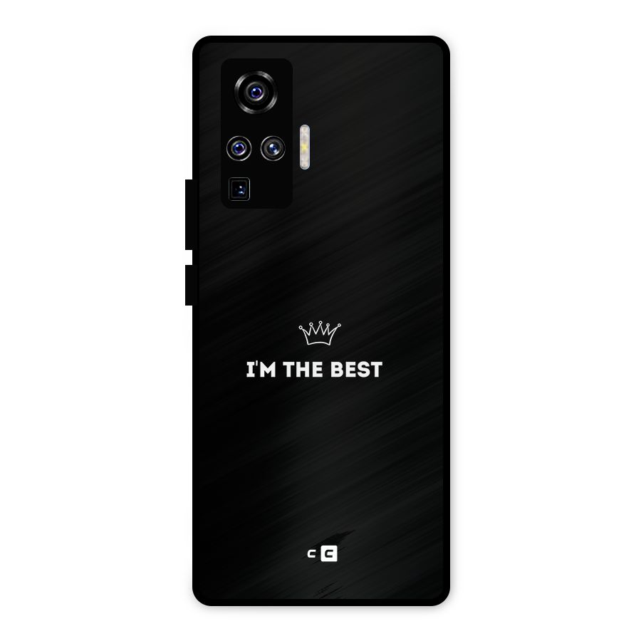 I Am The Best Metal Back Case for Vivo X50 Pro