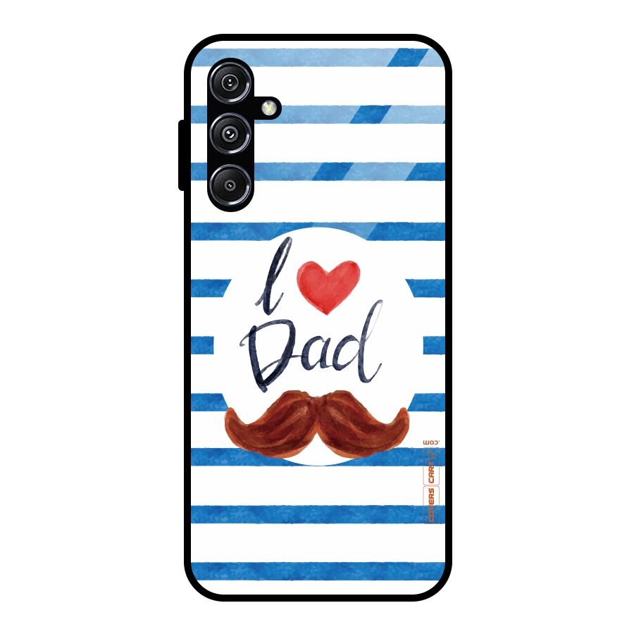 I Love Dad Glass Back Case for Galaxy M34 5G
