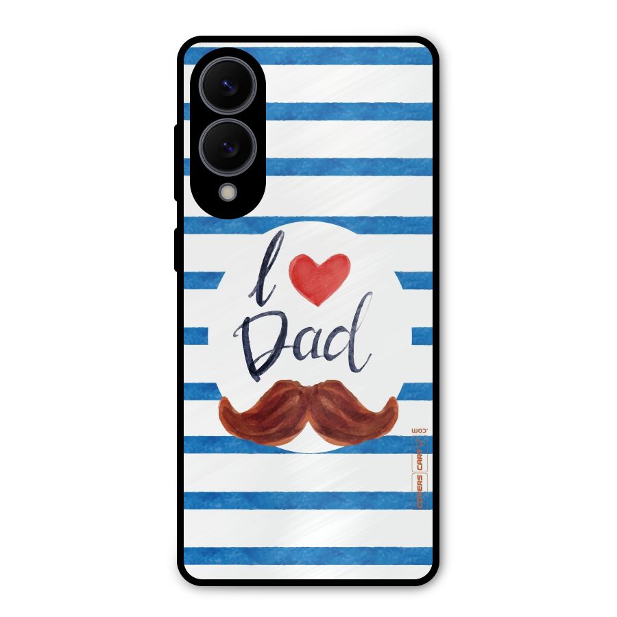 I Love Dad Metal Back Case for Galaxy S25 Edge