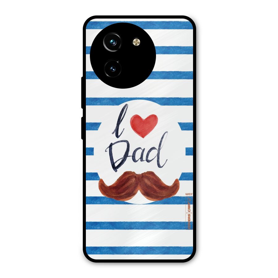 I Love Dad Metal Back Case for Vivo T3x