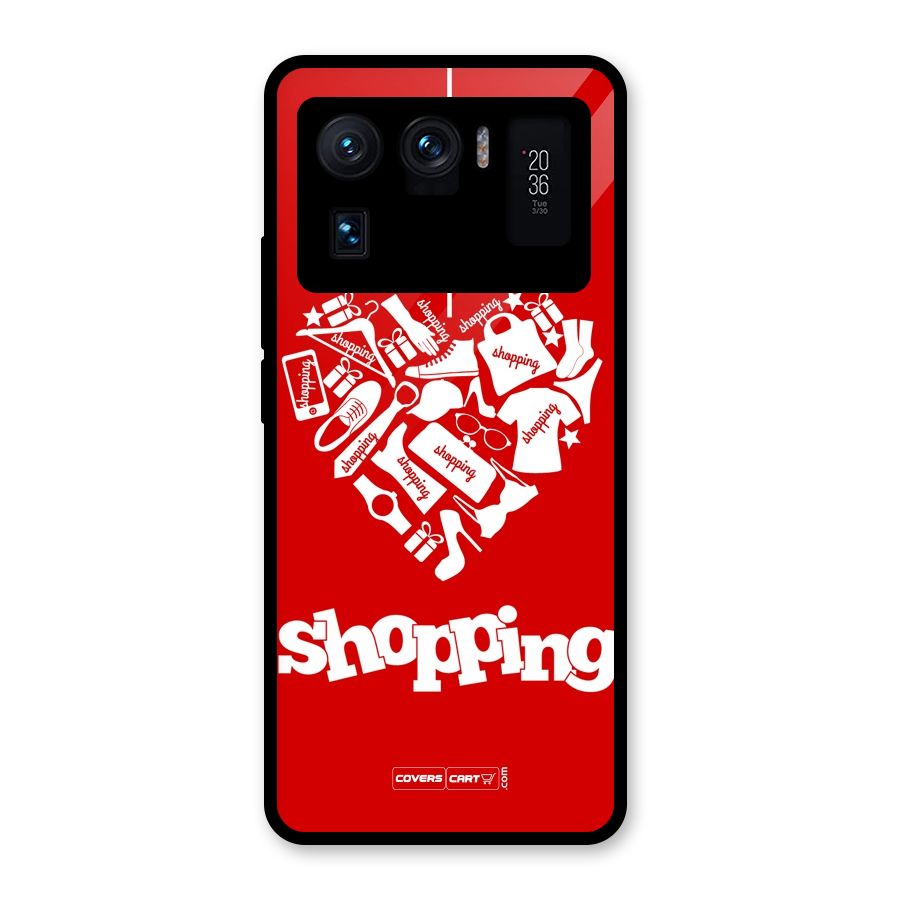I Love Shopping Glass Back Case for Mi 11 Ultra