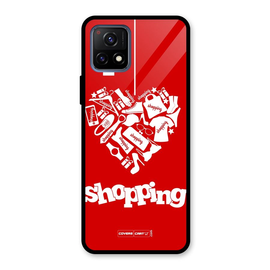 I Love Shopping Glass Back Case for Vivo Y72 5G