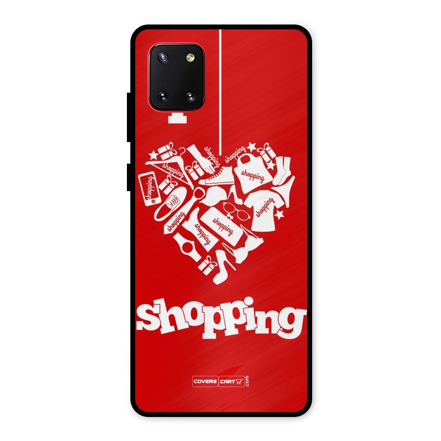 I Love Shopping Metal Back Case for Galaxy Note 10 Lite