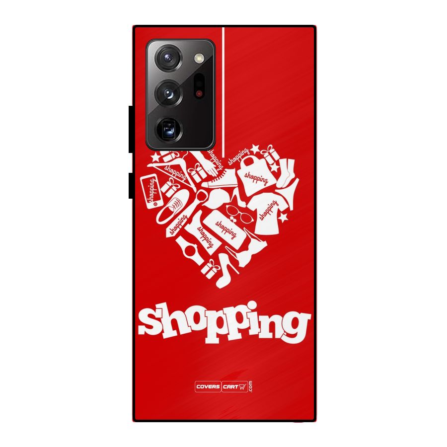I Love Shopping Metal Back Case for Galaxy Note 20 Ultra 5G