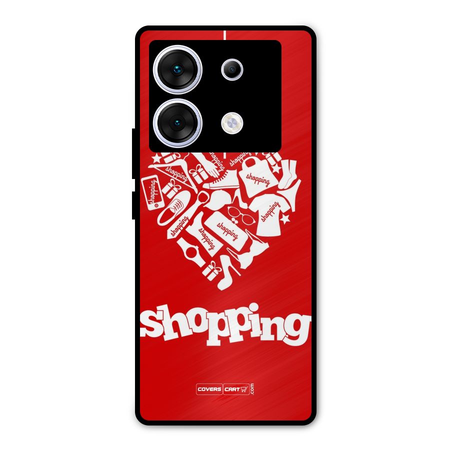 I Love Shopping Metal Back Case for Infinix Zero 30 5G