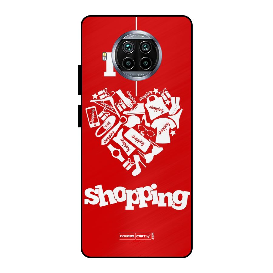 I Love Shopping Metal Back Case for Mi 10i