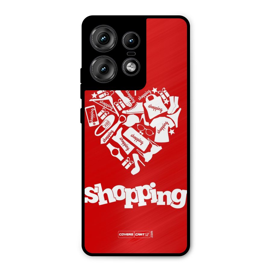 I Love Shopping Metal Back Case for Motorola Edge 50 Pro
