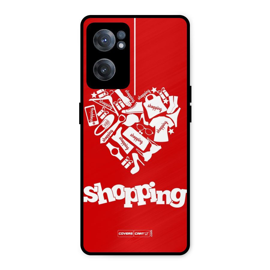 I Love Shopping Metal Back Case for OnePlus Nord CE 2 5G