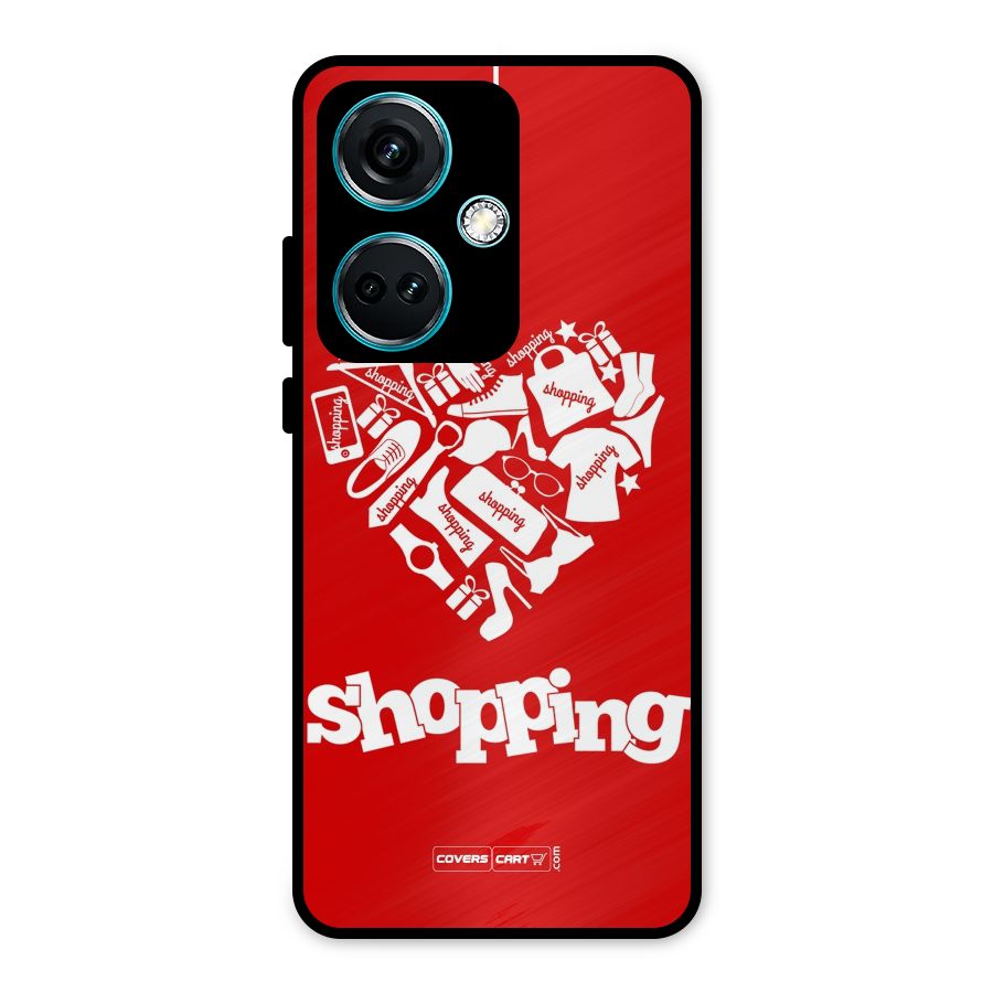 I Love Shopping Metal Back Case for OnePlus Nord CE 3 5G