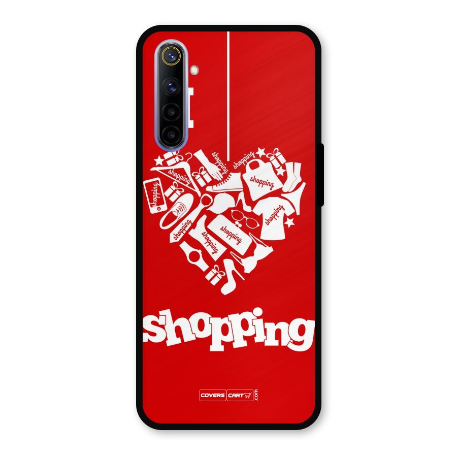 I Love Shopping Metal Back Case for Realme 6i